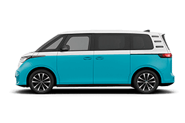 2024 Volkswagen ID.Buzz 3-row side view. Dimensions: 270 by 180 pixels