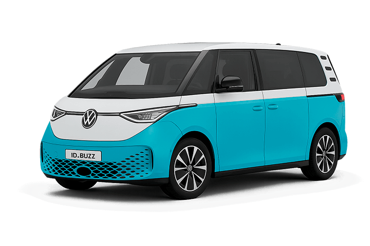 2024 Volkswagen ID.Buzz 3-row front view. Dimensions: 720 by 480 pixels