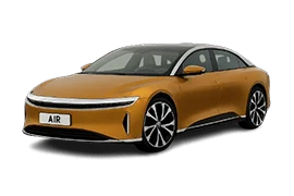 Lucid Air (2022) Specs, Range & Dimensions Front view 270 by 180 pixels