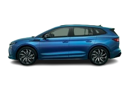 2025 Skoda Enyaq side profile – aerodynamic crossover silhouette