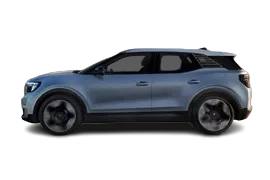 2025 Ford Explorer EV side profile — aerodynamic European electric SUV highlighting sleek body lines, flush door handles and large alloy wheels